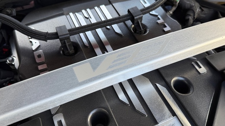 2025 Cadillac CT5-V Blackwing strut tower logo