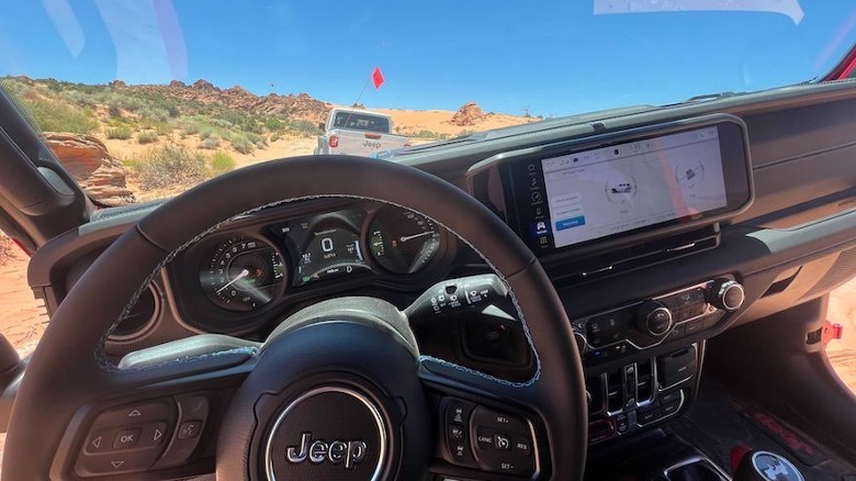 Jeep Wrangler dashboard
