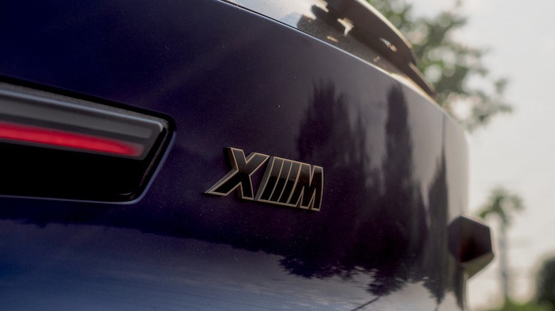 XM rear badge