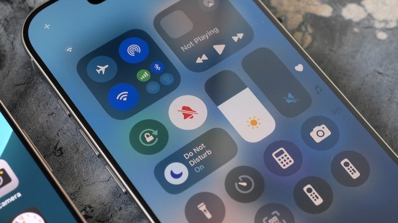 iPhone 16 Pro Control Center