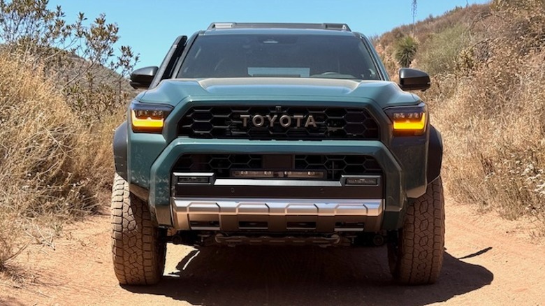 2025 Toyota 4Runner Trailhunter parked on a trial
