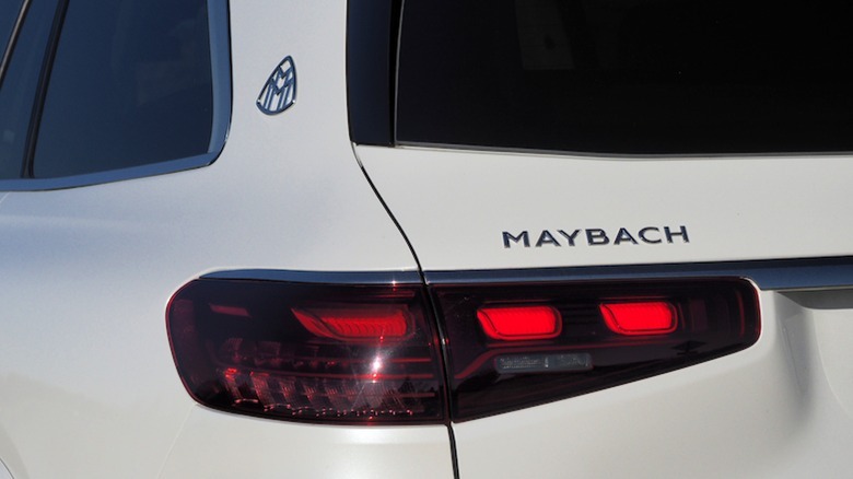 Maybach rear badging