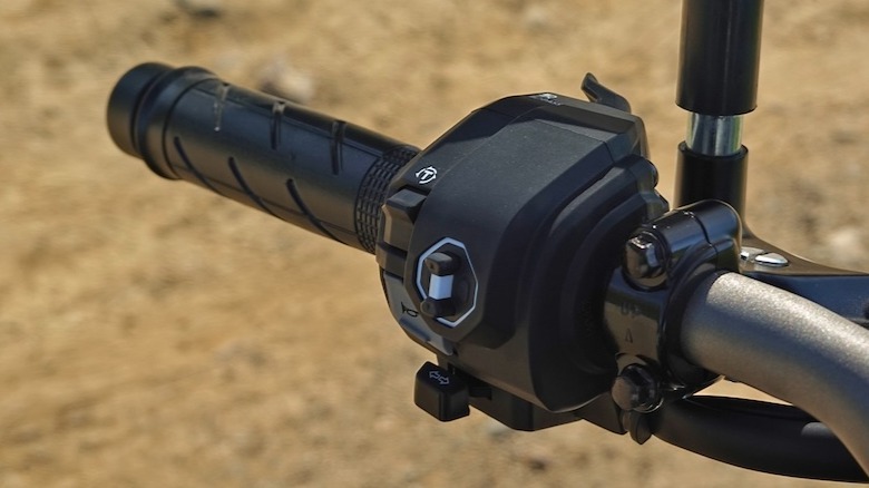 Left hand grip controls