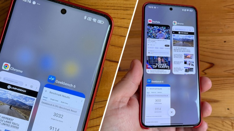 Smartphone against wood wall