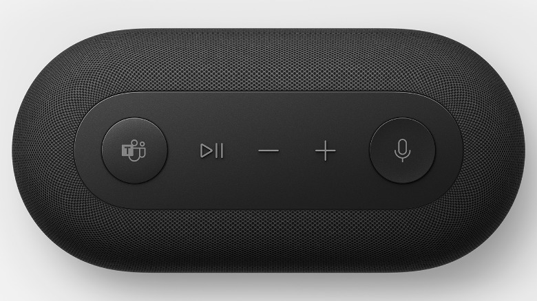 Top view of the Microsoft Audio Dock.