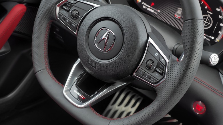 TLX Type S steering wheel
