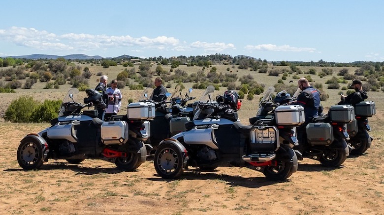 Can-Am Canyon group in impressive scenery