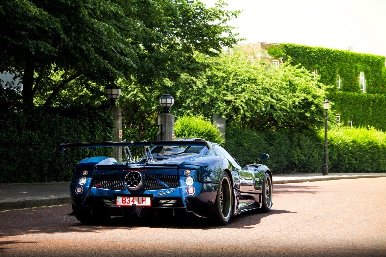 Pagani Zonda 760 rear view