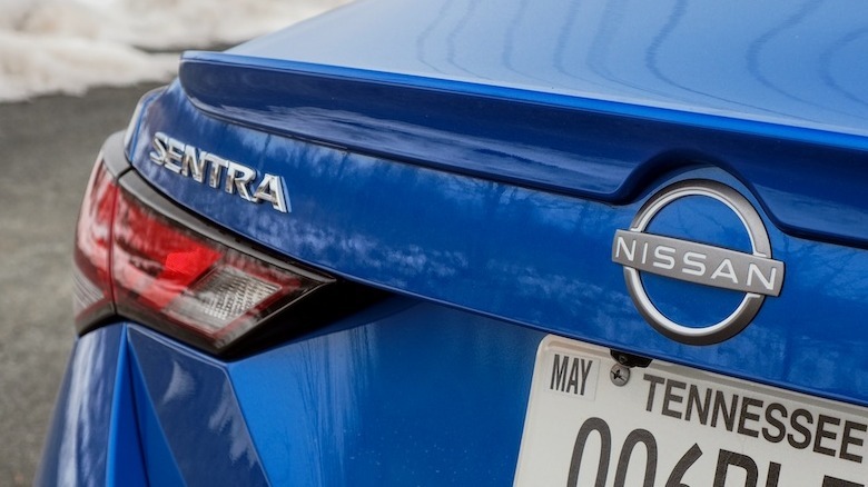 2025 Nissan Sentra rear badges