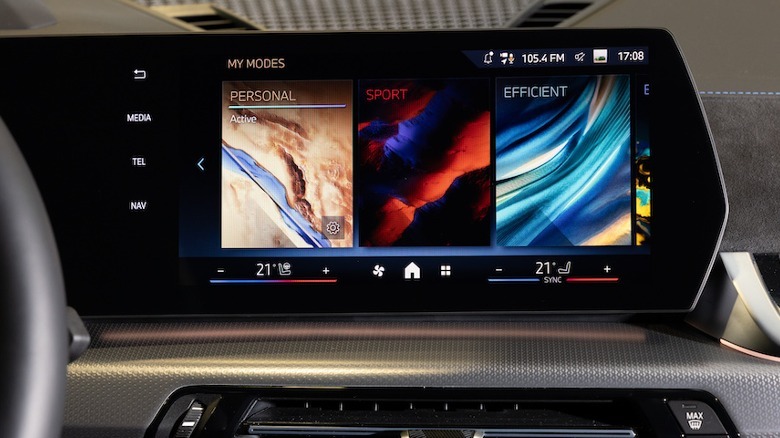 Infotainment drive modes