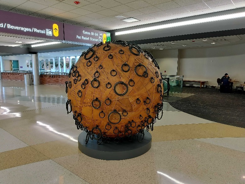 artwork at airport