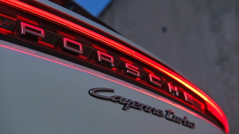 Illuminated Porsche badge