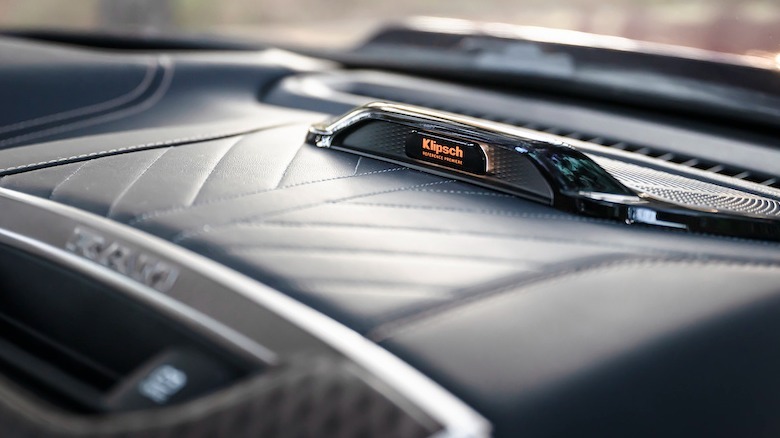 Klipsch illuminated dashboard badge