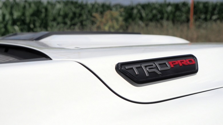 TRD Pro badge