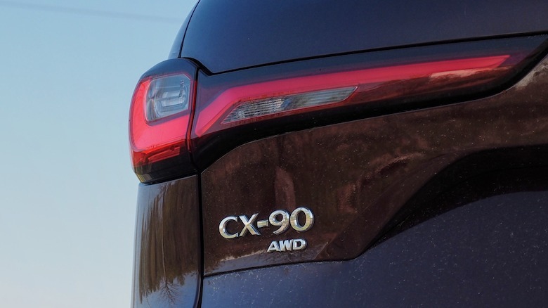 CX-90 AWD badge rear