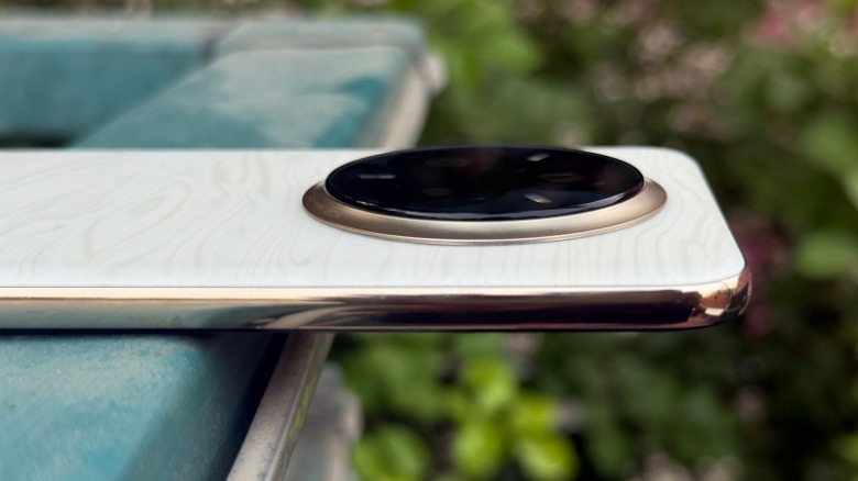 Side profile of Realme 14 Pro+.