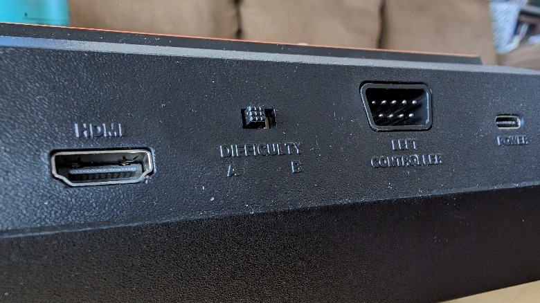 The back of the Atari