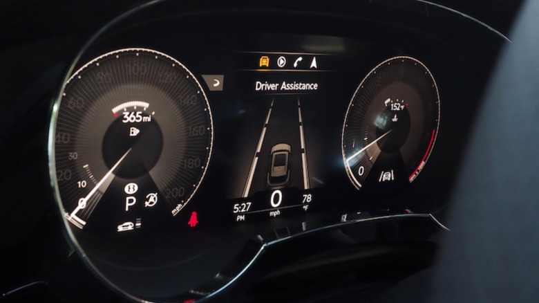 Bentayga driver display