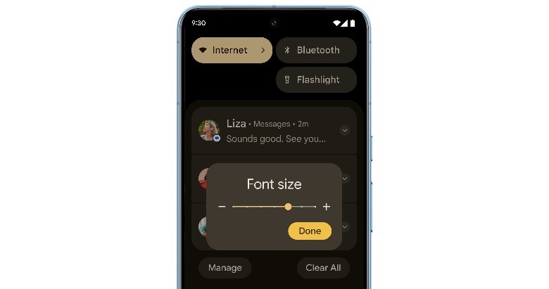 Accessibility improvement in Android 14