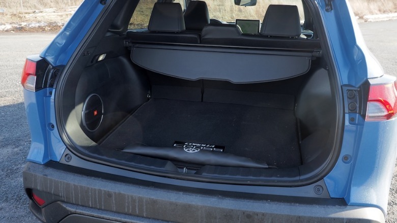 Corolla Cross Hybrid trunk