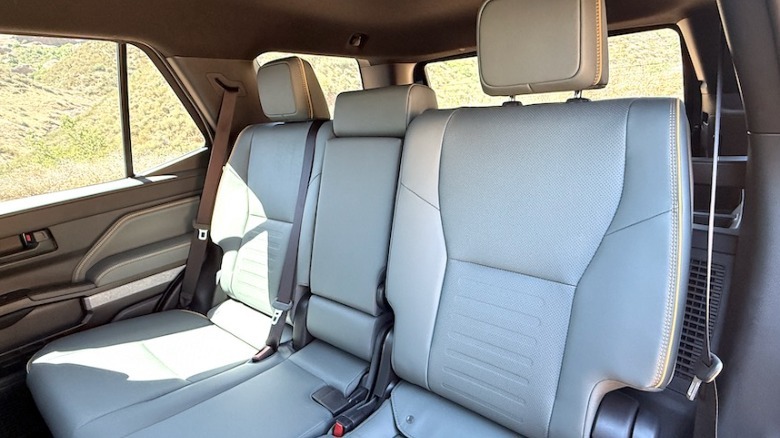 2025 Toyota 4Runner Trailhunter Rear Seat