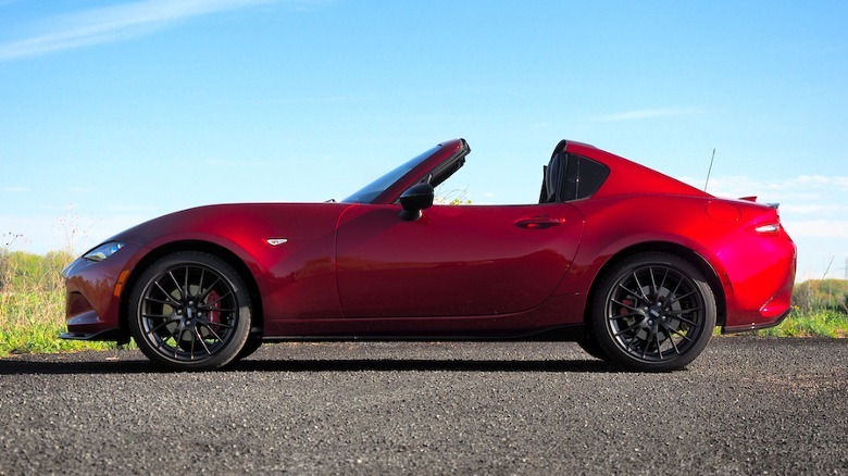 Miata RF roof down