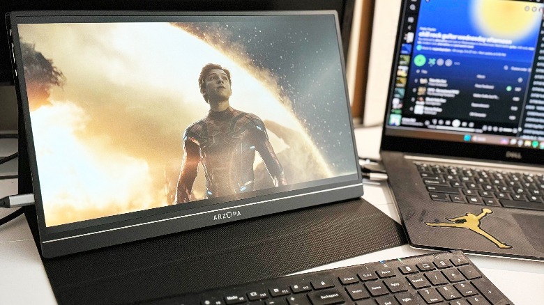 Arzopa s1 table monitor video test