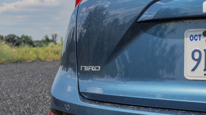 Kia Niro rear end badge