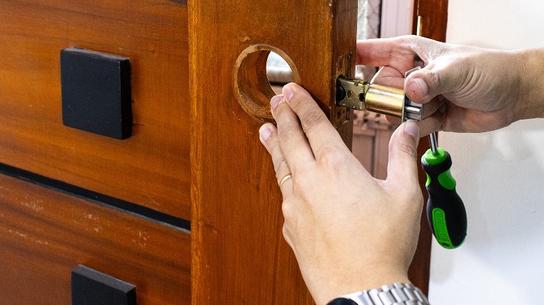 Ironzon F190 Smart Door Lock door latch assembly