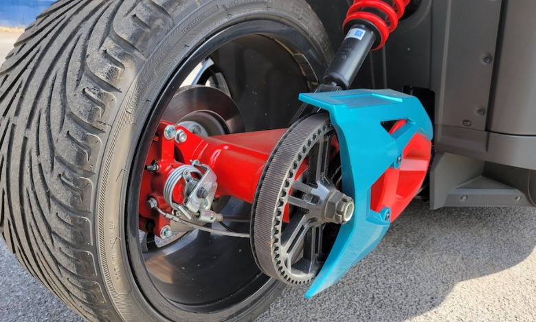 Slingshot R rear wheel