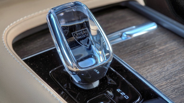 Orrefors crystal shift knob