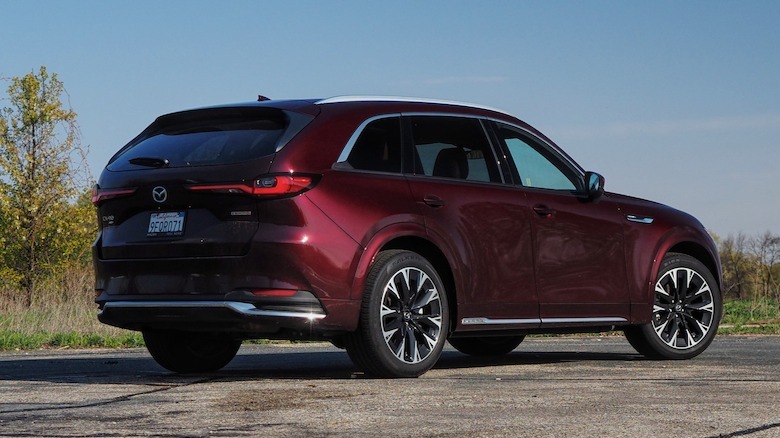 CX-90 rear three-quarters
