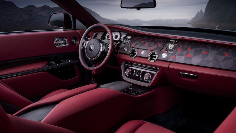 Rolls-Royce Droptail dashboard