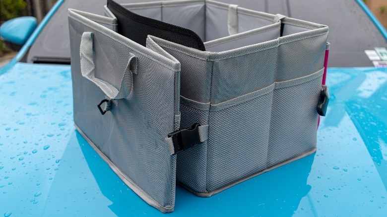 Starling's Car Trunk Organizer partially folded