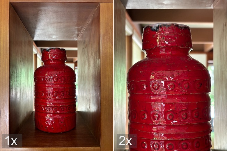 Optical zoom comparison