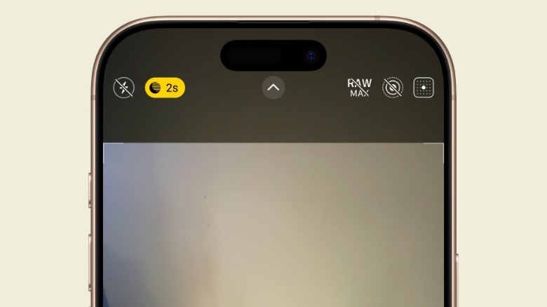 Night Mode in iPhone camera app.