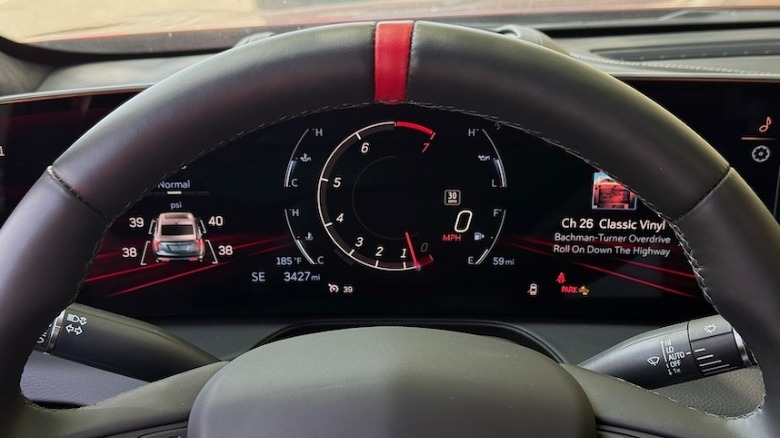 2025 Cadillac CT5-V Blackwing steering wheel