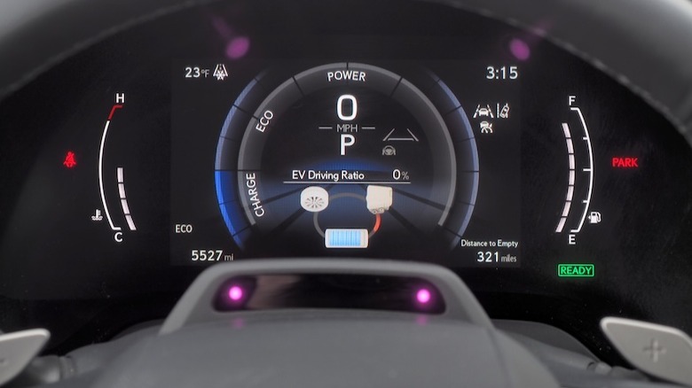 Lexus instrument cluster