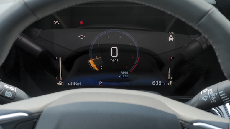 Gauge cluster display