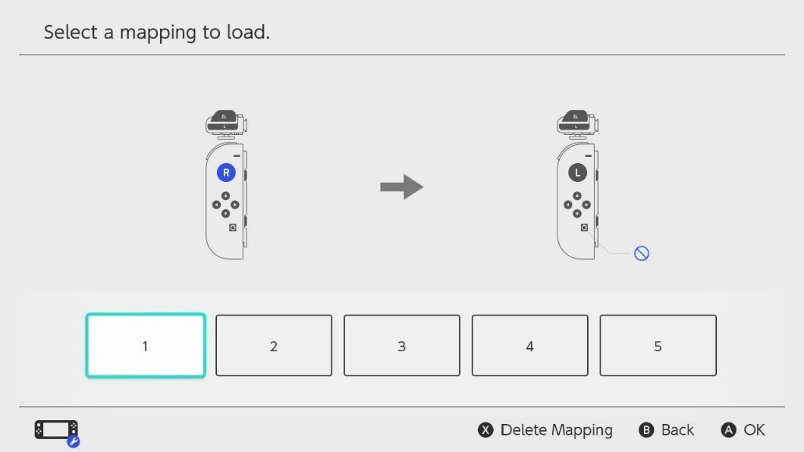 switch joy-con preset