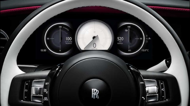 Spectre coupe dashboard