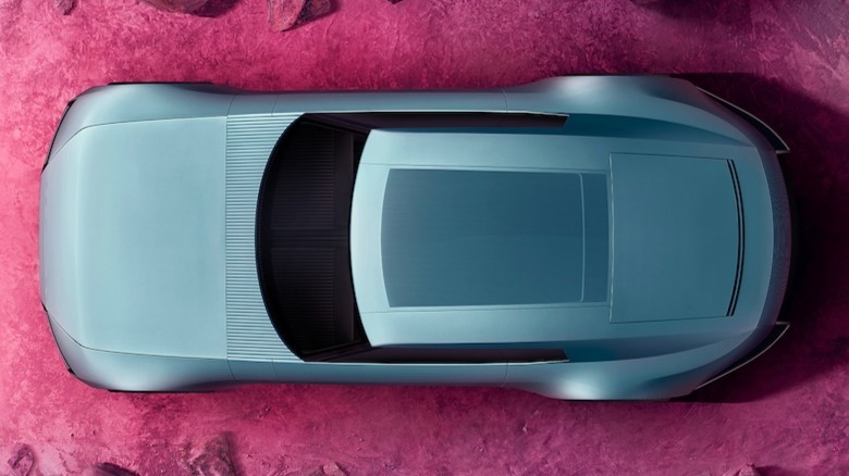 Blue Type 00 overhead view