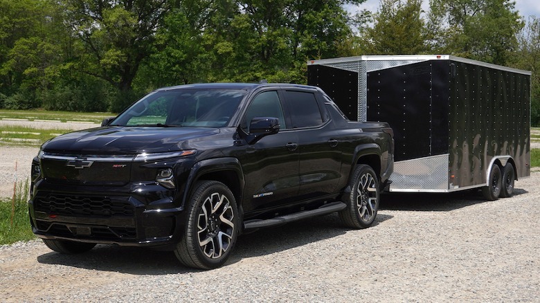 Silverado EV towing