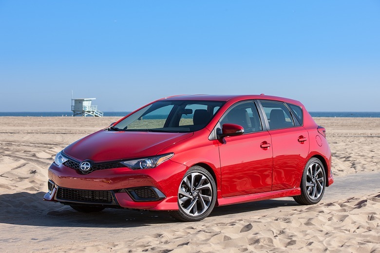 2016 Scion iM parked on the beach