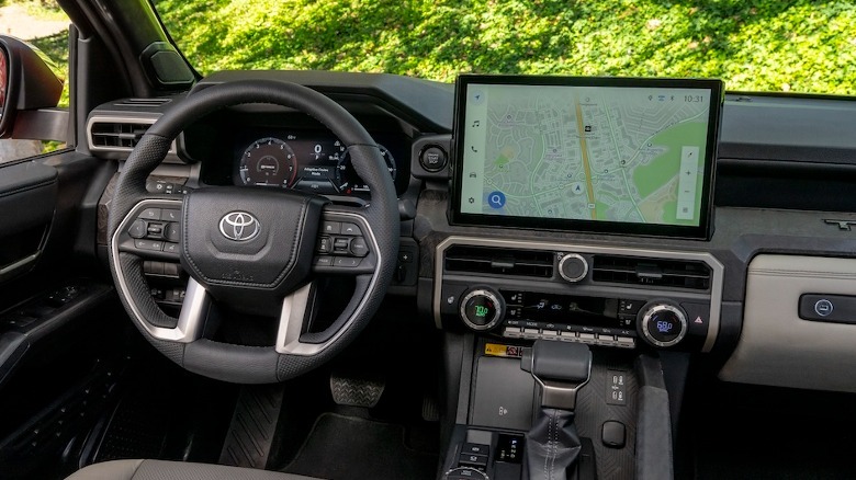 Toyota Tacoma Limited interior dashboard