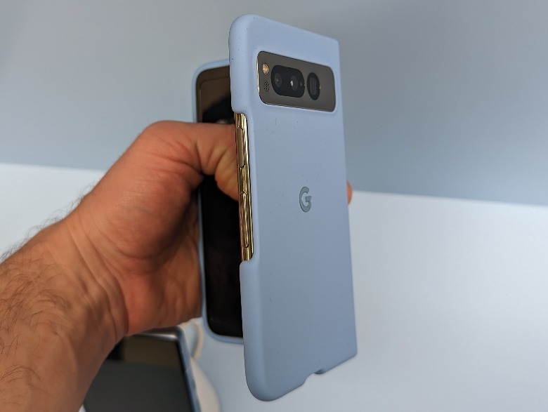 Google Pixel Fold with case