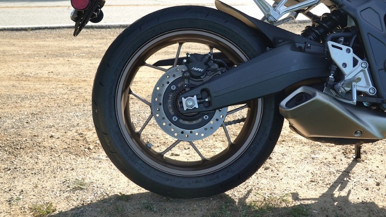 Rear wheel of CB650R