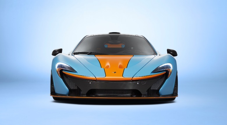 Front view of McLaren P1.