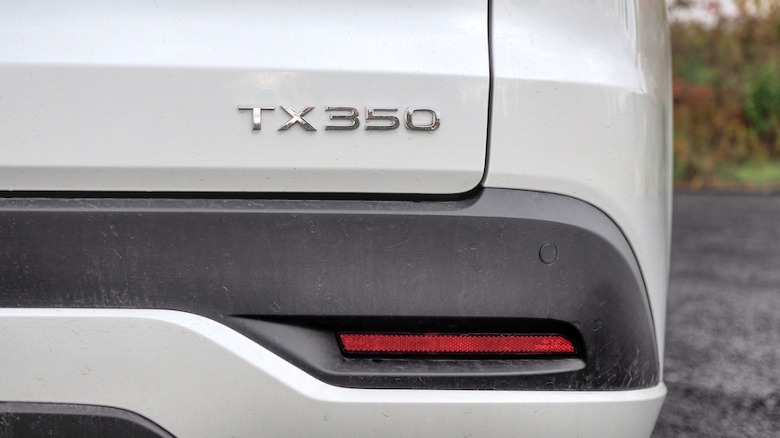 TX 350 badge