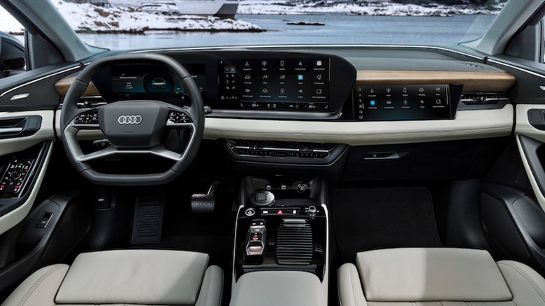 Q6 e-tron dashboard